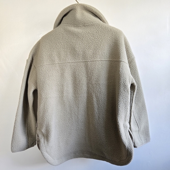 New VARLEY Daniel Oversized Fit Half Zip Pullover Seneca Rock Fleece Jacket NWT - Picture 11 of 12